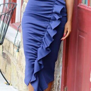 Asos Riffle Pencil Skirt